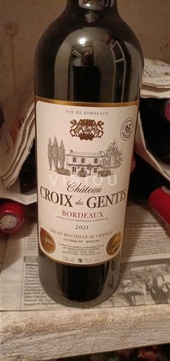 Bordeaux Château Croix des Gentis 2021