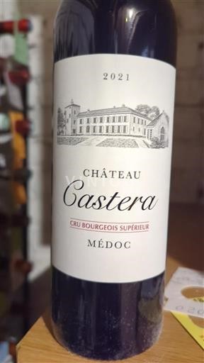 Bordeaux Médoc Cru Bourgeois Supérieur Château Castera 2021