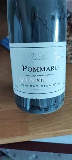 Bourgogne Pommard Vincent Girardin Vieilles Vignes 2013