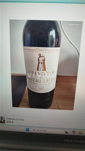 Bordeaux Pauillac Grand Cru Château Latour Grand Vin de Château Latour 1992