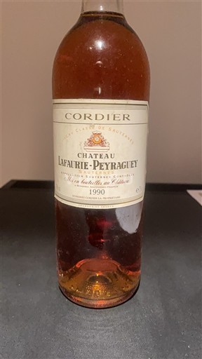 Bordeaux Sauternes Premier Cru Château Lafaurie-Peyraguey 1990