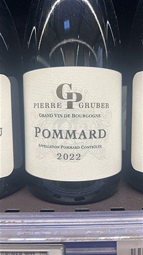 Burgundi Pommard Pierre Gruber 2022