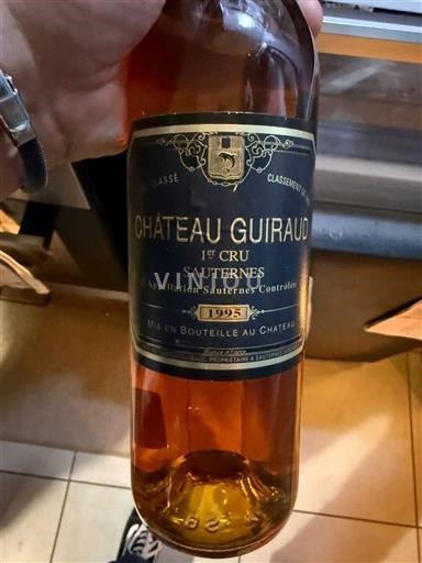 Bordeaux Sauternes Premier Cru Château Guiraud 1995