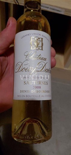 Bordeaux Sauternes Château Doisy Daëne 2008