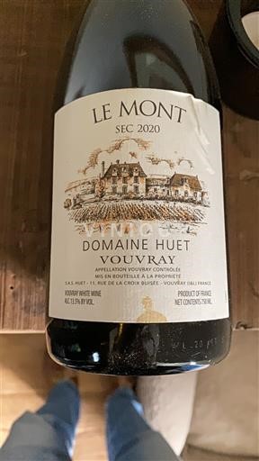 Thung lũng sông Loire Vouvray Domaine Huet Le Mont 2020