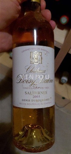 Bordeaux Sauternes Château Doisy Daëne 2005