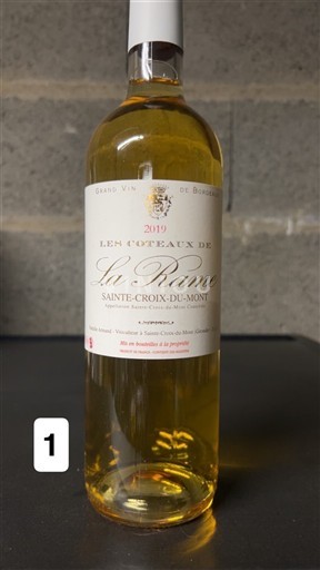 Bordeaux Sainte-Croix-Du-Mont Les Coteaux de la Rame 2019