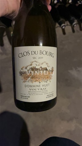 Vallée de la Loire Vouvray Domaine Huet Clos du Bourg 2019