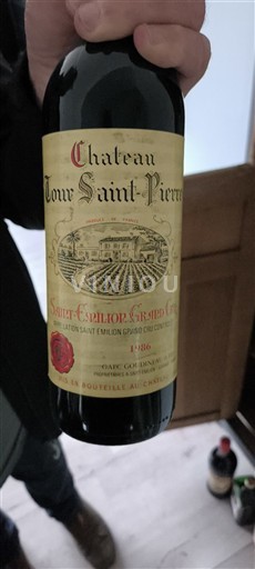 Bordeaux Saint-Émilion Grand Cru Grand Cru Château Tour Saint-Pierre 1986