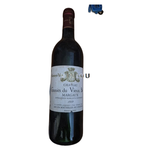 Bordeaux Margaux Gassies du Vieux Bourg Propriétaire à Arsac 1989