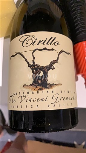 Austrália Meridional Vale do Barossa Cirillo The Vincent Grenache 2022