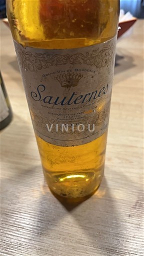 Bordeaux Sauternes Pierre Chanau 2009