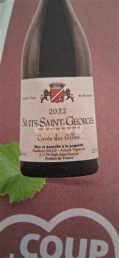 Bourgondië Nuits-saint-georges Domaine Gilles des Gilles 2022