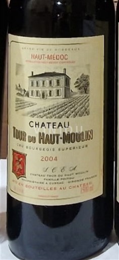 Вина Rouge sec Château Tour du Haut-Moulin 2004 Francuska Bordo Haut-Médoc AOC