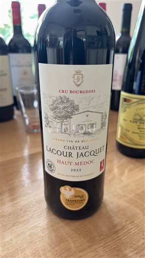 Bordeaux Haut-Médoc Cru Bourgeois Château Lacour Jacquet 2022