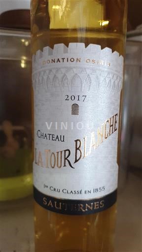 Bordeaux Sauternes 1er Cru Classé Château La Tour Blanche 2017
