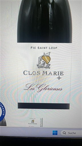 Languedoc Pic-saint-loup Clos Marie Les Glorieuses 2019