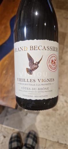 Vallée du Rhône Côtes-du-rhône Grand Bécassier Vieilles Vignes 2023