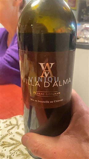 Bordeaux Pessac-Léognan Villa Alma 2013