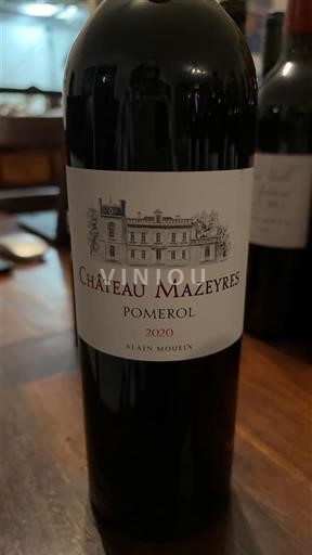 Bordeaux Pomerol Château Mazeyres 2020
