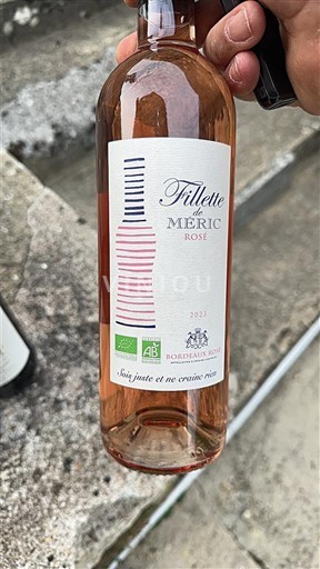 Bordeaux Bordeaux rosato Château Méric Fillette de Méric Rosé 2023