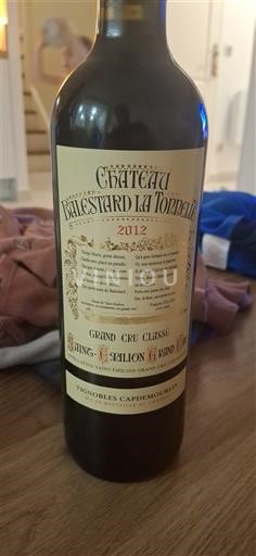 Bordéus Saint-Émilion Grand Cru Grand Cru Classé Château Balestard La Tonnelle 2012