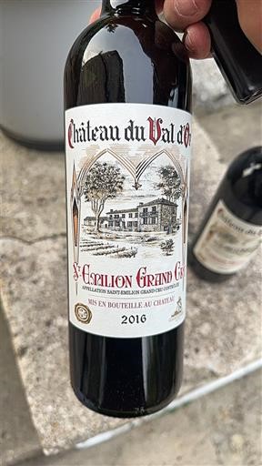 Bordeaux Saint-Émilion Grand Cru Château Val Or 2016