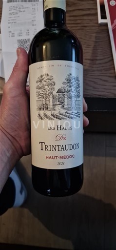 Bordeaux Haut-Médoc Château La Tour de By Trintaudon Les Hauts de Trintaudon 2023