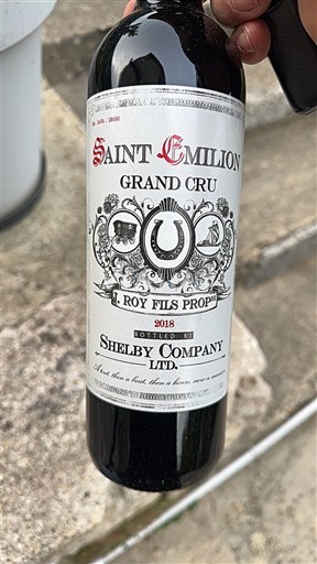 Bordeaux Saint-Émilion Grand Cru Grand Cru Shelby Company Ltd 2018
