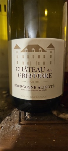 Borgogna Borgogna Aligoté Château La Greffière Senza annata