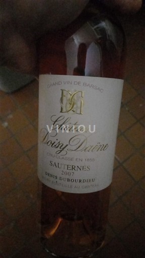 Bordeaux Sauternes Grand Cru Château Doisy Daëne 2007