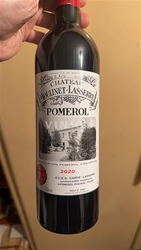 Bordeaux Pomerol Château Moulinet-Lasserre 2020