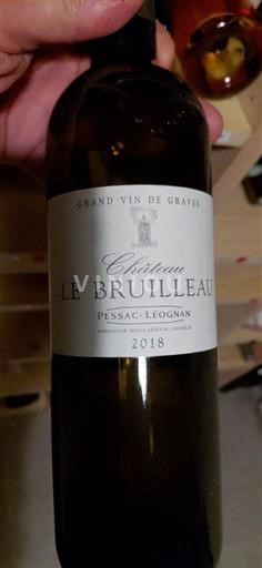 Bordéus Pessac-Léognan Château Le Bruilleau 2018