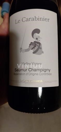 Loiren laakso Saumur-champigny La Loire en Famille Le Carabinier Vielles Vignes 2022