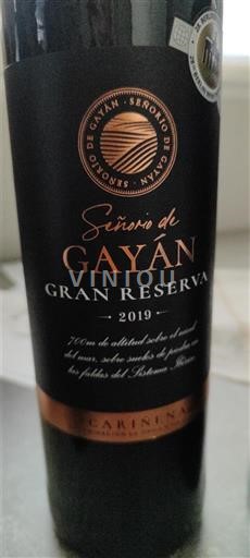 Aragona Cariñena Señorío de Gayán Gran Reserva 2019
