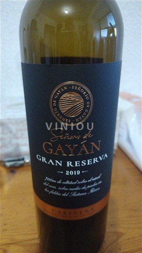 Víno Rouge sec Gran Reserva Señorío de Gayán 2019 Španelsko Aragonie Cariñena DO