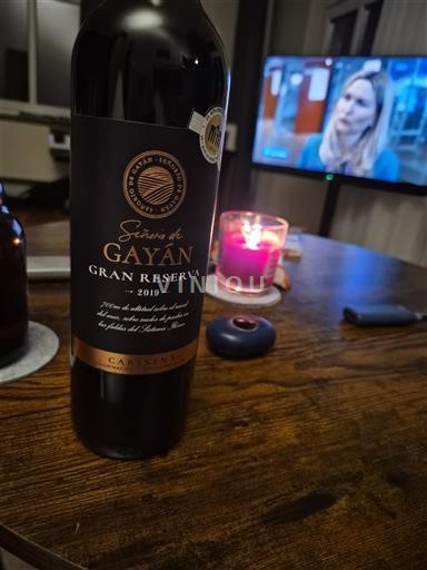 Aragon Cariñena Señorío de Gayán Gran Reserva 2019