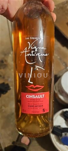Languedoc ja Roussillon Pays d'Oc Vigne Antique Cinsault Ei vuosikertaa