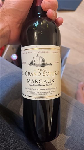 Bordeaux Margaux Château Grand Soussans 2022