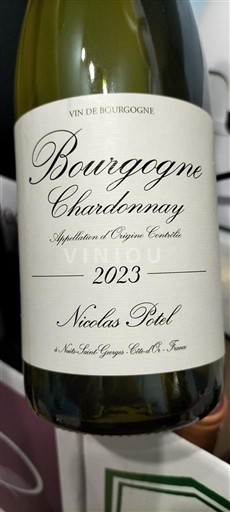 Burgundija Burgundija Chardonnay Nicolas Potel 2023