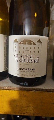 Bourgogne Saint-Véran Château La Greffière 2023