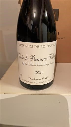 Bourgogne Làng Côte de Beaune Matthieu de Brully 2023