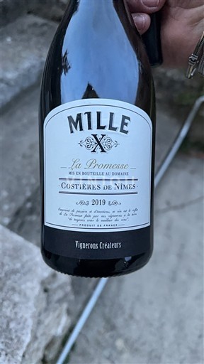 Rhônetal Costières de Nîmes Mille X La Promesse 2019