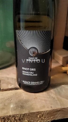 Vin Blanc sec Sonnenglanz Cave de Beblenheim 2022 France Alsace Alsace Grand Cru AOC
