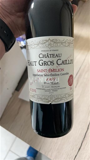Bordeaux Saint-Émilion Château Haut Gros Caillou 1997