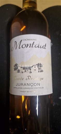 Zuidwest-Frankrijk Jurançon Domaine Montaut Prestige 2016