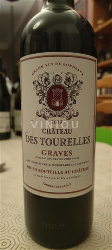 Bordéus Graves Château Des Tourelles 2023