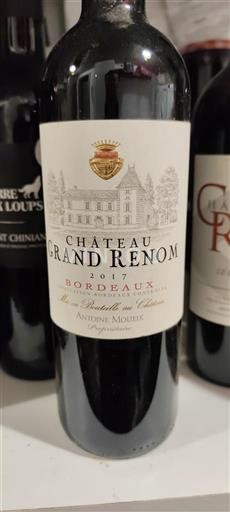 Bordeaux Château Grand Renom 2017