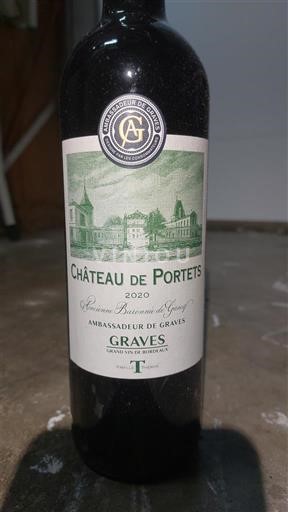 Bordeaux Graves Château Portets 2020