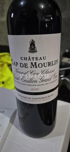 Bordeaux Saint-Émilion Grand Cru Grand Cru Classé Château Cap de Mourlin 2015